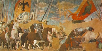 イエス Painting - コンスタンティヌスとマクセンティウスの戦い イタリア ルネサンス ヒューマニズム ピエロ デラ フランチェスカ